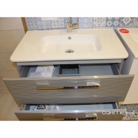 Комплект меблів для ванної кімнати Royo Group Bannio Klea 80 Set 4 зелений антрацит