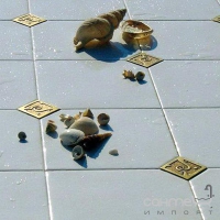 Плитка для підлоги декор вставка Moneli Decor HOJAS 1319