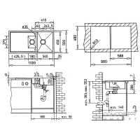 Мойка нержавеющая Teka LINEA 60 B глянцевая (88173)