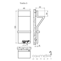 Радиатор со скрытым подключением Irsap Tratto S TRTM045BxxIRNNA