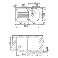 Мойка гранитная Teka RIO 45B TG песочный (87926)