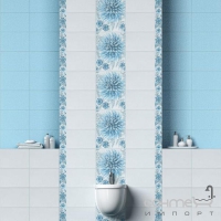 Плитка керамическая Интеркерама MEDEA декор-панно голубой П 32 051