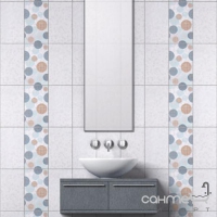 Плитка керамическая Интеркерама CONFETTI декор серый Д 18 071