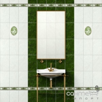 Плитка керамічна Інтеркерама PIETRA підлога зелена 4343 20 012