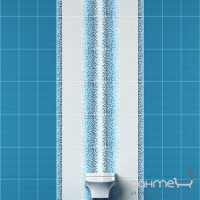 Плитка керамічна Інтеркерама STILE стіна синя глянсова 2340 24 052