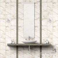 Плитка керамічна Інтеркерама ALON бордюр сірий підлоговий БН 39 071 (в грецькому стилі)