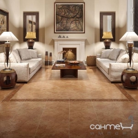 Плитка керамічна підлогова Інтеркерама ALICANTE підлога коричнева 4343 10 032