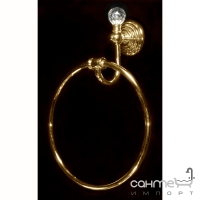 Кольцо для полотенец Pacini & Saccardi London Swarovski 30087/O/SW золото