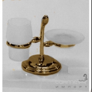 Мыльница и стакан на подставке Pacini & Saccardi Oggetti Appoggio 30165/B бронза