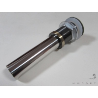 Донний клапан для раковини з переливом COSO 8802 (click-clack)