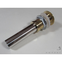 Донний клапан для раковини з переливом COSO 8802 (click-clack) золото