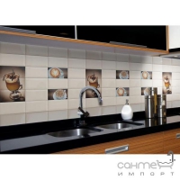 Керамічна плитка декор Absolut Keramika Coffe Beans Composition 02 40x20