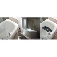 Комбінована ванна зі скляними дверима та боковиною Teuco 384A--1C