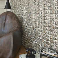 Керамічна плитка декор мозаїка Argenta Novum Whiteblack