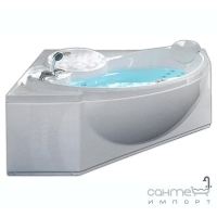 Гидромассажная ванна Jacuzzi Celtia без панелей и смесителя 9443-136 Sx с фурнитурой 9423-6153 белый левая