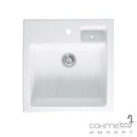Керамічна мийка Longran Canterbury 1.5B Gloss White