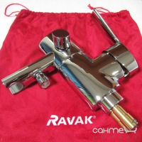 Підлоговий змішувач для ванни Ravak FM 080.00 з лійкою