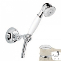 Ручной душ с держателем и шлангом Emmevi Deco-Tiffany GBE110 гранит бежевый