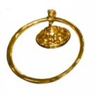 Кольцо для полотенец All.pe Margherita ORBI MG015 золото-белый