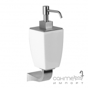 Дозатор для жидкого мыла настенный Gessi Mimi 33214/031 Хром/Белая керамика 
