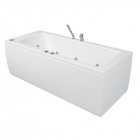 Гидромассажная прямоугольная ванна 170х75 PoolSpa Linea XL SILVER 2 NAVI PHP3G..SN2C0000