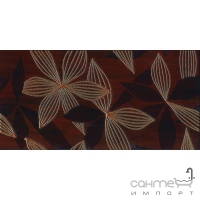 Плитка Ceramika Color Rici brown dekor 20x40
