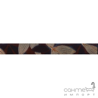 Бордюр Ceramika Color Rici brown listwa 4.5x40
