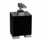 Дозатор для жидкого мыла настольный Gessi Rettangolo 20838/149 Finox/Черная керамика 