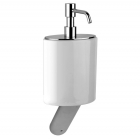 Дозатор для жидкого мыла настенный Gessi Ovale 25614/149 Finox/Белая керамика 