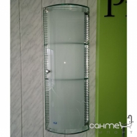 Пенал скляний підвісний для ванної кімнати H2O DP-2010
