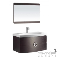 Комплект мебели для ванной комнаты с зеркалом Orans 2812 (цвет carbon) (уценка)