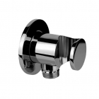 Подсоединение для душевого шланга с держателем для душевой лейки Gessi Minimali Shower 14330/031 Хром