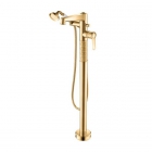 Змішувач для ванни з ручним душем Yatin Carving Gold 8065018VF золото
