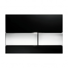 Панель смыва стеклянная (чёрное стекло) TECE TECEsquare 9.240.807 клавиши хром глянцевый