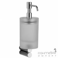 Дозатор для жидкого мыла настенный Gessi Trasparenze-Riflessi 37313/031 Хром/Сатинированное стекло