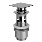 Автоматический донный клапан для раковины Stop&Go Gessi 29078 Хром шлифованный и Finox