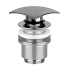 Автоматический донный клапан для раковины Stop&Go Gessi 29085 Хром шлифованный и Finox
