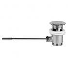 Донный клапан для раковины с автоматической пробкой и фронтальным открытием Gessi 01346/031 Хром