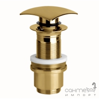Автоматический донный клапан для раковины Stop&Go Gessi 29086/080 Золото CCP