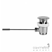 Донний клапан для раковини з автоматичною пробкою та фронтальним відкриттям Gessi 01346 Хром шліфований та Finox