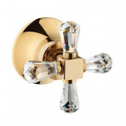 Вентиль запорный встраиваемый VitrA Juno Swarovski A4143123 золото