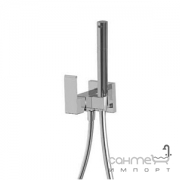 Гігієнічний душ та важіль для біде/туалету, що вбудовується, монтаж для гіпсових панелей Tres Slim-Tres 006.123.02 Хром