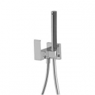 Гигиенический душ и рычаг для биде/туалета, встраиваемый, монтаж для гипсовых панелей Tres Slim-Tres 006.123.02 Хром