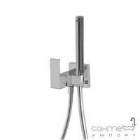 Гигиенический душ и рычаг для биде/туалета, встраиваемый, монтаж для гипсовых панелей Tres Slim-Tres 006.123.02 Хром