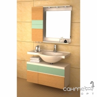 Комплект меблів для ванної кімнати CRW GSP9102 пісочний