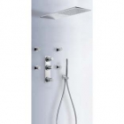Термостатичний душовий гарнітур, що вбудовується з гідромасажними форсунками Tres Max-Tres 061.869.01 Хром