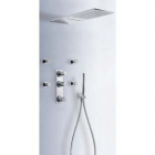 Термостатичний душовий гарнітур із гідромасажними форсунками Tres Max-Tres 061.866.01 Хром