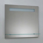 Зеркало со светильником, стеклополкой, подогревом и выключателем Valente Severita S28 003