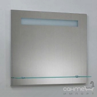 Зеркало со встроенным светильником и стеклополкой Valente Severita S28