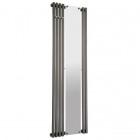 Стальной дизайн-радиатор Radox Vertica D Mirror 625x1500 черный+зеркало